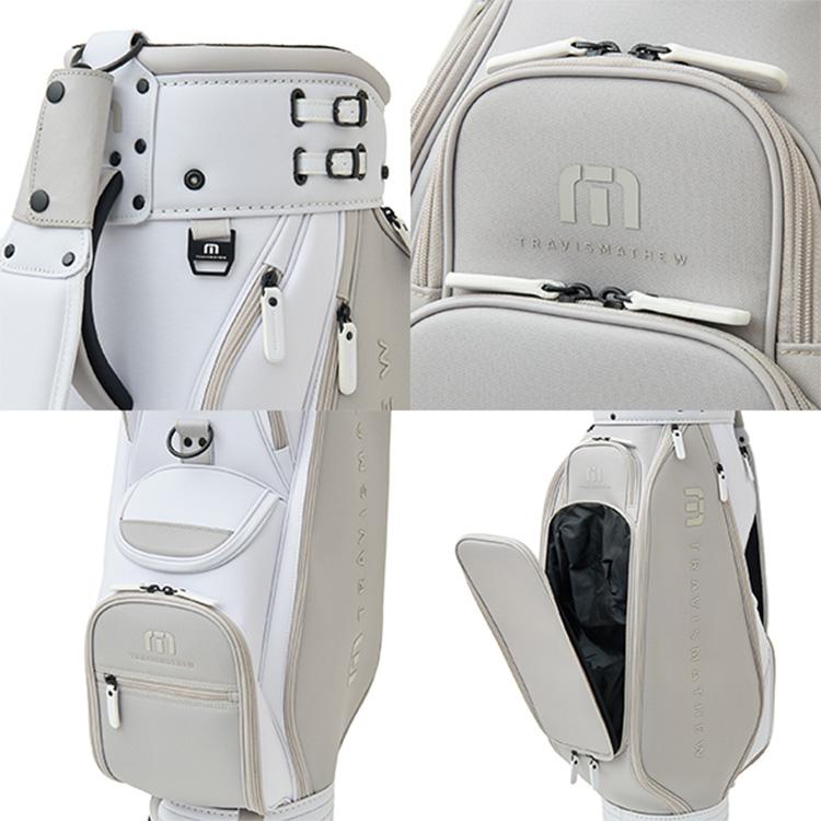 TRAVIS MATHEW ゴルフバッグ ライトグレー TRAVISMATHEW トラヴィスマシュー ゴルフ キャディバッグ メンズ