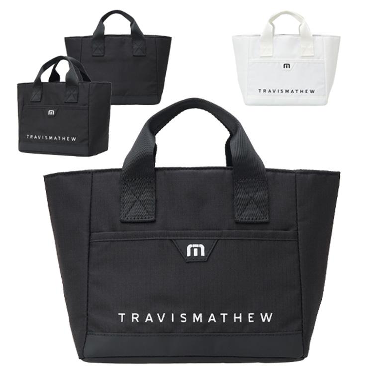 travisMathew ブラック トートバッグ TRAVISMATHEW トラヴィスマシュー ゴルフ ミニトートバッグ メンズ