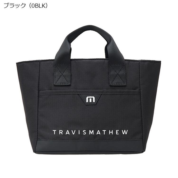 travisMathew ブラック トートバッグ TRAVISMATHEW トラヴィスマシュー ゴルフ ミニトートバッグ メンズ