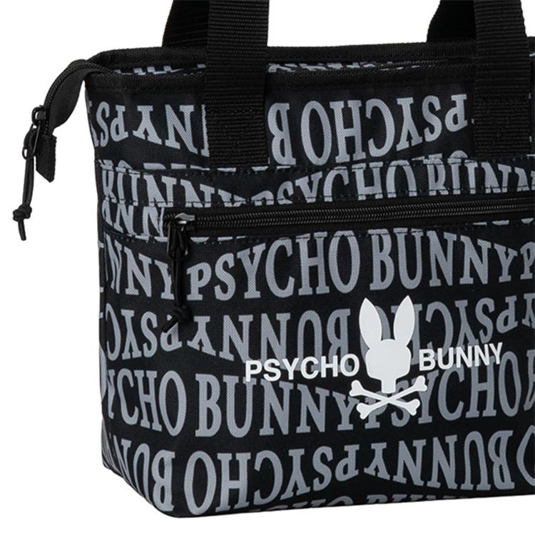 サイコバニーラウンド保冷バッグ【22×12×24cm】ブラックpbmg6abc Psycho Bunny（サイコバニー） ゴルフ ラウンドバッグ メンズ