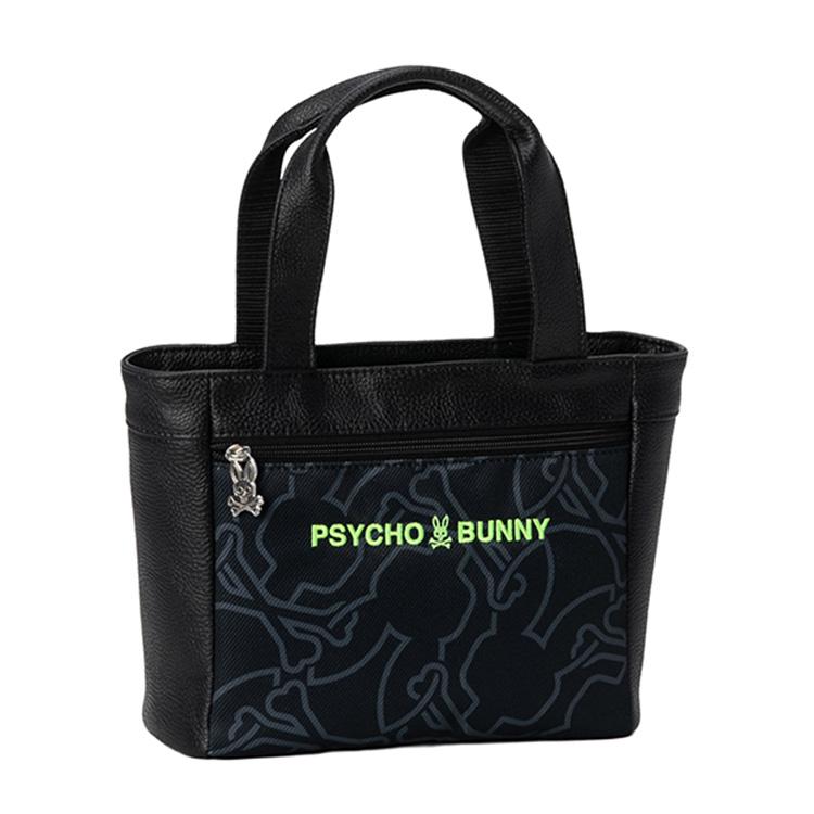 サイコバニー　ラウンドバッグ【23×10×21cm】ブラック pbmg6ab6 Psycho Bunny（サイコバニー） ゴルフ ラウンドバッグ メンズ