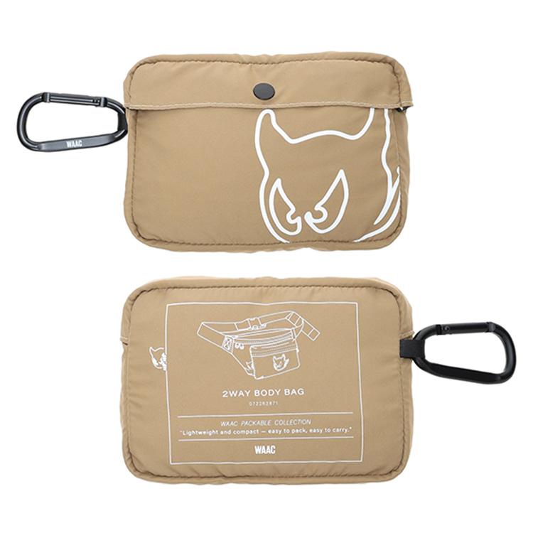 WAAC ゴルフ　ウエストポーチ WAAC ワック ウエストポーチ UNISEX クラシックキャンバスウエスト