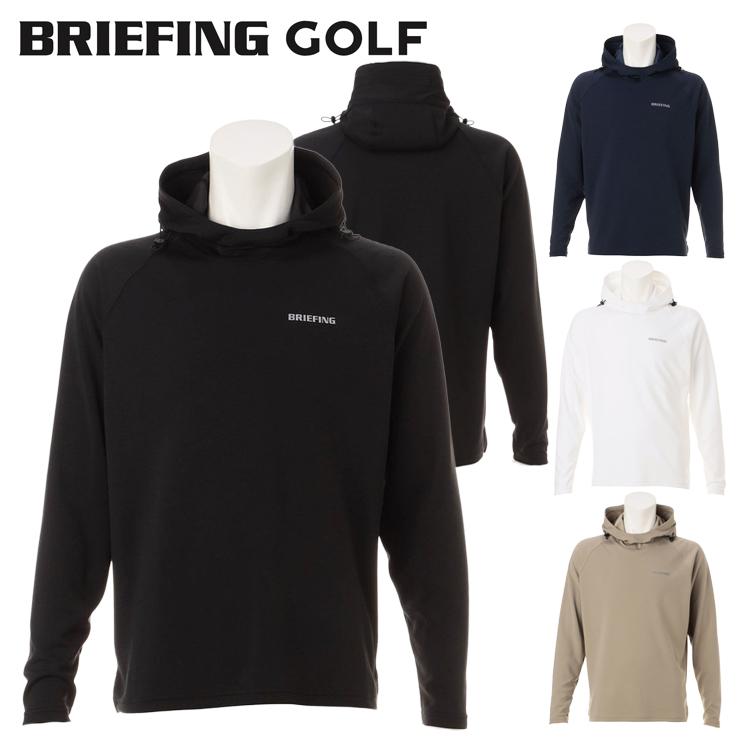 未使用)ブリーフィング ゴルフ メンズ パーカー サイズL ブラック BRIEFING GOLF（ブリーフィングゴルフ） ブリーフィング ゴルフ