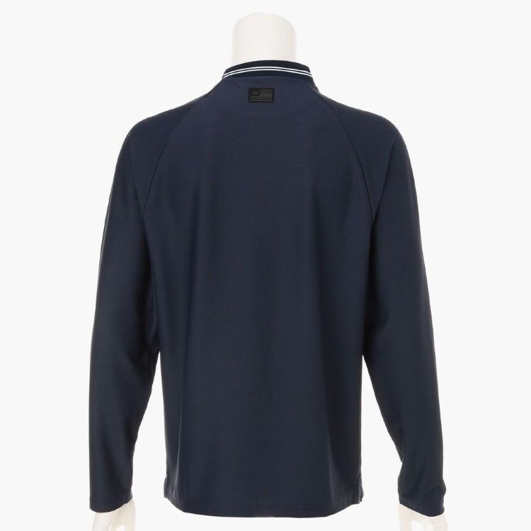 BRIEFING モックネックゴルフ長袖シャツ M　ネイビー BRIEFING GOLF（ブリーフィングゴルフ） ブリーフィング ゴルフ モック