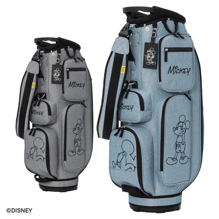 Disney（ディズニー） ゴルフ キャディバッグ メンズ 9.0型 4分割 3.4