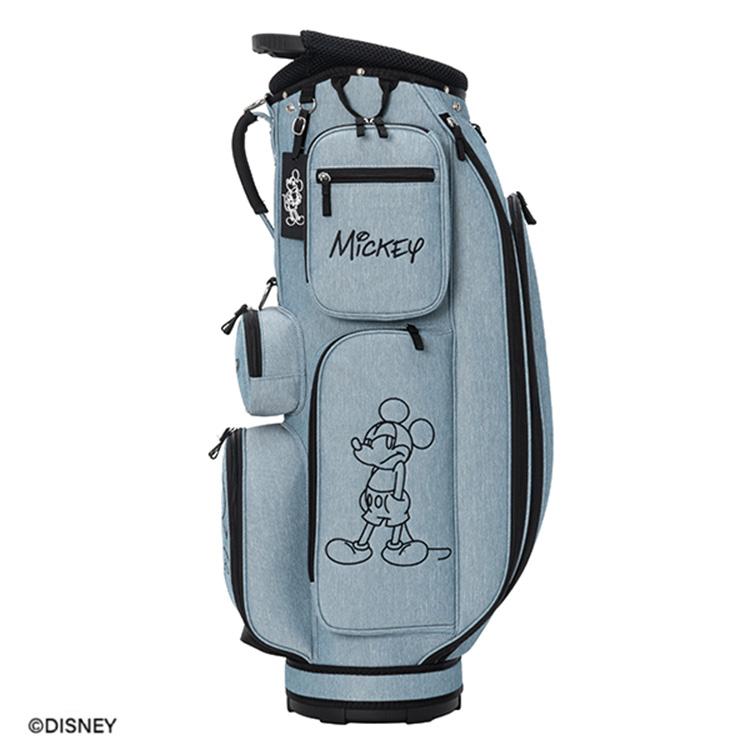 Disney（ディズニー） ゴルフ キャディバッグ メンズ 9.0型 4分割 3.4