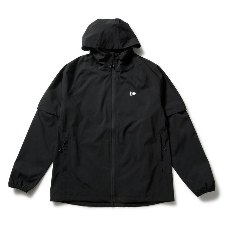 NEW ERA ニューエラ レインジャケット ブラック ゴルフ M NEW ERA（ニューエラ） ゴルフ レインジャケット メンズ レディース