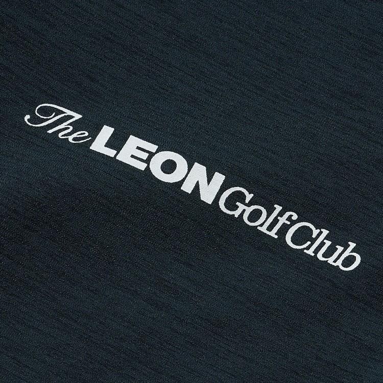 V12 ゴルフ モックシャツ ポロシャツ メンズ 半袖 コラボ LEON シャツ 2枚セット モックネック ゴルフポロ ストレッチ 吸水速乾 UVカット ロゴ V122611-PL19の画像