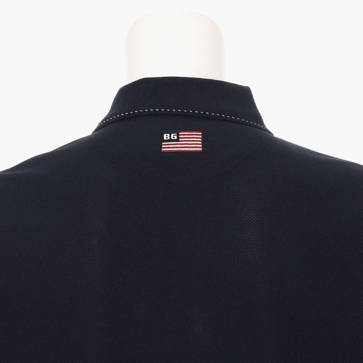 BRIEFING GOLFブリーフィングゴルフBGフラッグポロブラックXL BRIEFING GOLF（ブリーフィングゴルフ） ブリーフィング ゴルフ