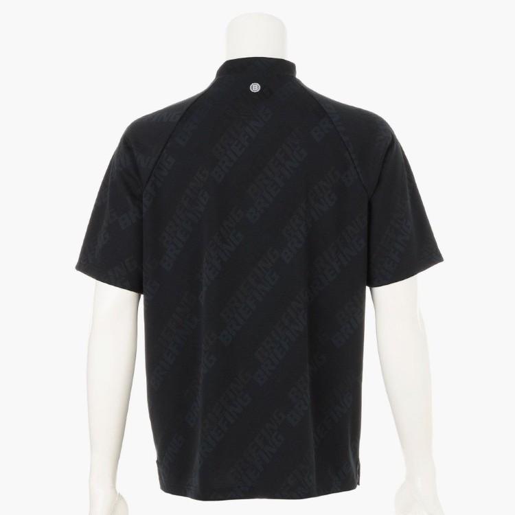 ブリーフィング ゴルフ モックシャツ メンズ 半袖 シャツ ハイネック ストレッチ 吸水速乾 UVカット 総柄 春夏 秋 ゴルフウェア BRIEFING GOLF BRG261M42_8