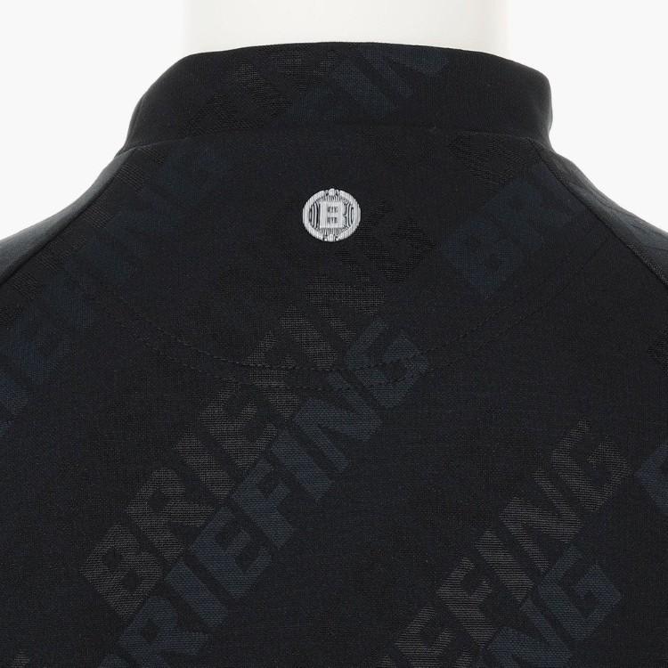 ブリーフィング ゴルフ モックシャツ メンズ 半袖 シャツ ハイネック ストレッチ 吸水速乾 UVカット 総柄 春夏 秋 ゴルフウェア BRIEFING GOLF BRG261M42_9