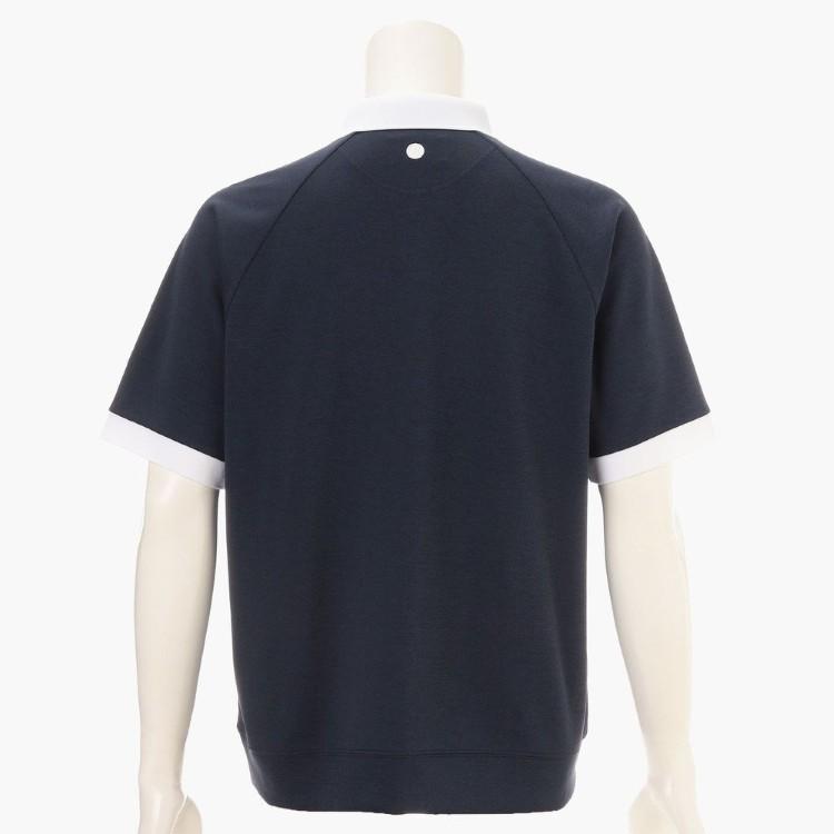 ブリーフィング ゴルフ ポロシャツ メンズ 半袖 カレッジロゴ シャツ 透け防止 UVカット 春夏 秋 ゴルフウェア ブランド ロゴ BRIEFING GOLF BRG261M48_18
