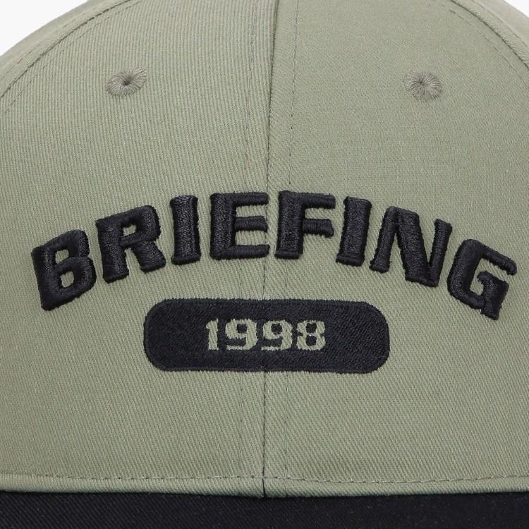 BRIEFING GOLFブリーフィングゴルフ裏カモ4面ロゴキャップ希少グレー BRIEFING GOLF（ブリーフィングゴルフ） ブリーフィング ゴルフ