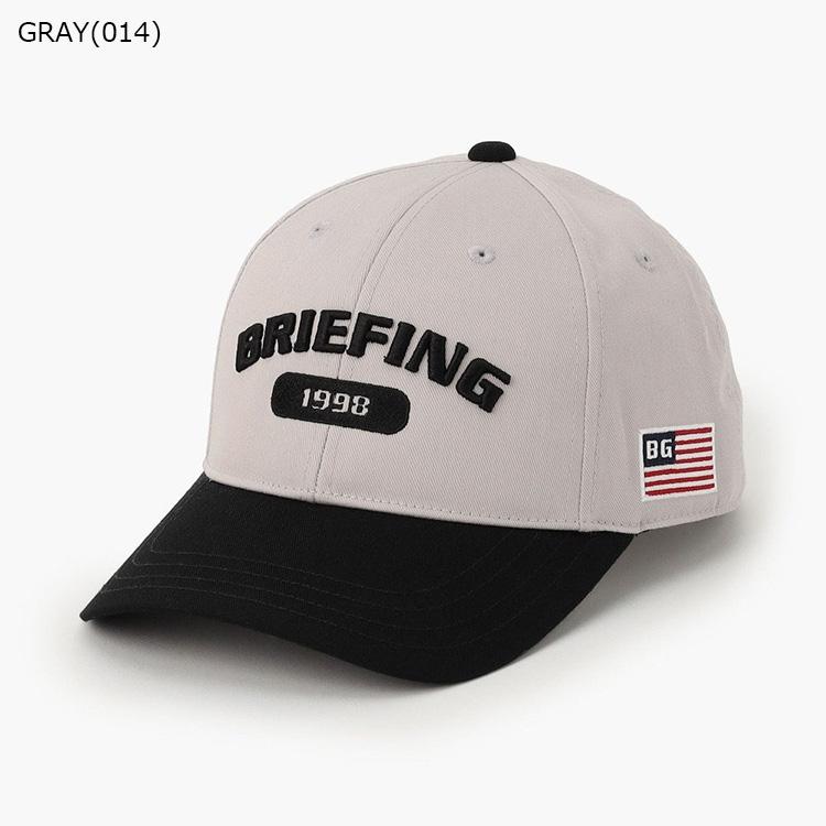 BRIEFING GOLFブリーフィングゴルフ裏カモ4面ロゴキャップ希少グレー BRIEFING GOLF（ブリーフィングゴルフ） ブリーフィング ゴルフ