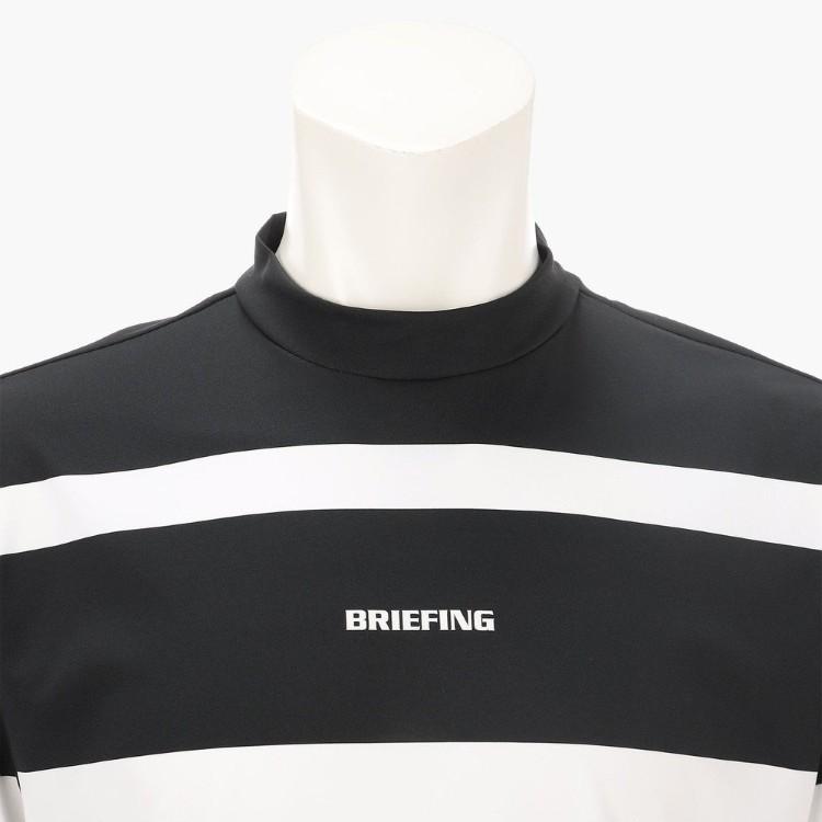BRIEFING ブリーフィング ゴルフ メンズ 半袖　モックネック　ボーダー BRIEFING GOLF（ブリーフィングゴルフ） ブリーフィング ゴルフ モック