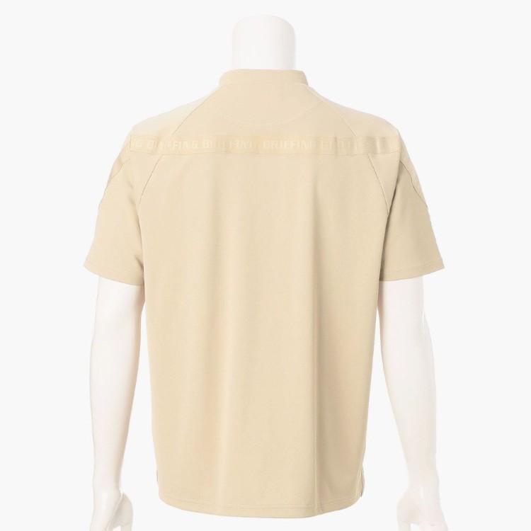 ブリーフィング ゴルフ モックシャツ メンズ 半袖 シャツ UVカット 吸水速乾 ストレッチ リラックスフィット 春夏 秋 ゴルフウェア BRIEFING GOLF BRG261M90