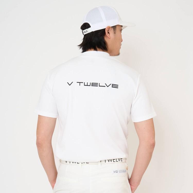 V12（ヴィ・トゥエルヴ） ゴルフ モックシャツ コラボ メンズ 半袖