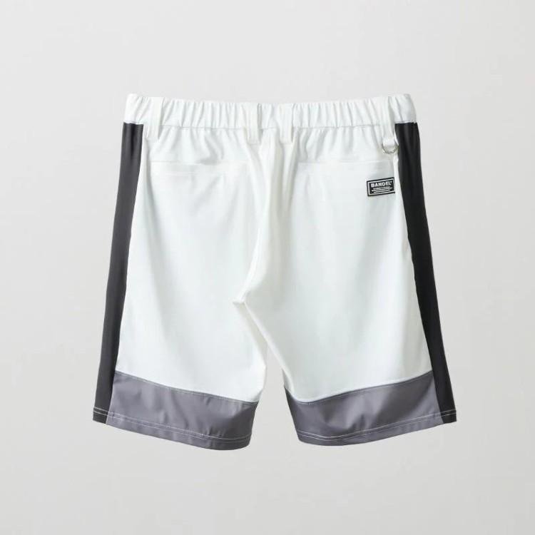 BANDEL GOLF ハーフパンツ ブラックホワイト BANDEL（バンデル） ゴルフ パンツ メンズ ハーフパンツ ズボン