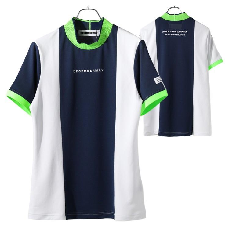 【定価26400】着用1回のみ ディセンバーメイ ゴルフ モックシャツ ディセンバーメイ ゴルフ モックシャツ メンズ 半袖 ハイネック 吸湿速
