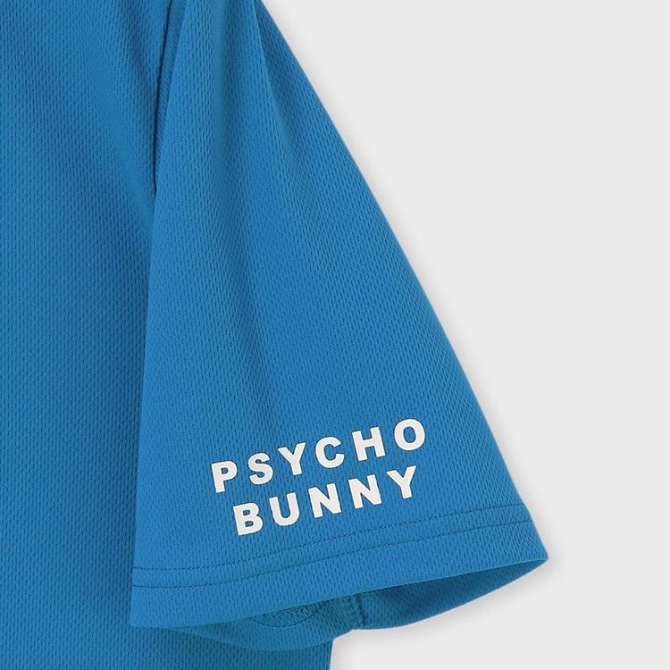 Psycho Bunny（サイコバニー） ゴルフ モックシャツ メンズ 半袖