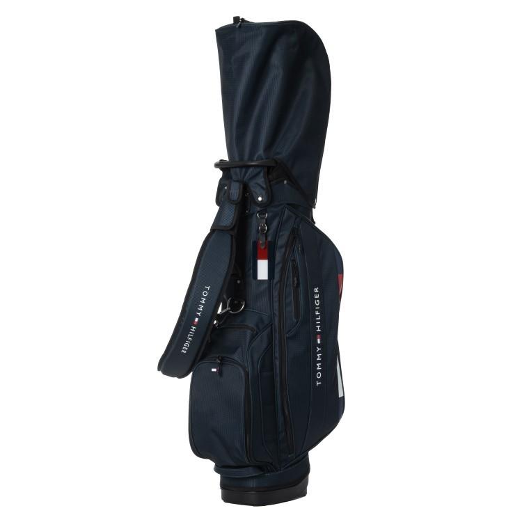トミーヒルフィガー　スタンドキャディバッグ【9.0型】ブラック　thmg6sc8 TOMMY HILFIGER GOLF（トミー ヒルフィガー ゴルフ） トミー