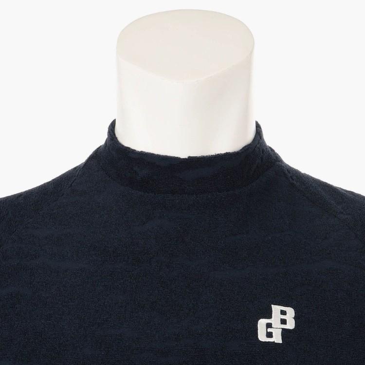 BRIEFING GOLF メンズゴルフモックネック ブラック size M BRIEFING GOLF（ブリーフィングゴルフ） ブリーフィング ゴルフ モック