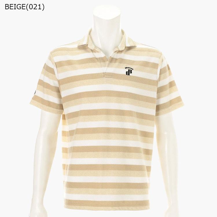 【極美品】BRIEFING ブリーフィング メンズ半袖スキッパーポロシャツ BRIEFING GOLF（ブリーフィングゴルフ） ブリーフィング ゴルフ