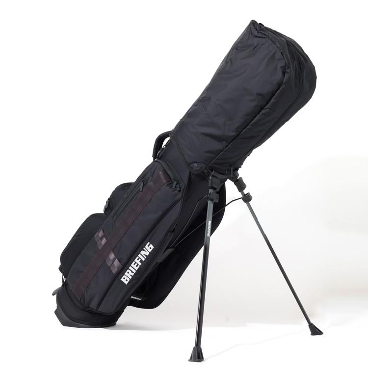 超美品　BRIEFING ゴルフバッグ 黒 スタンド付き BRIEFING GOLF（ブリーフィングゴルフ） ブリーフィング ゴルフ