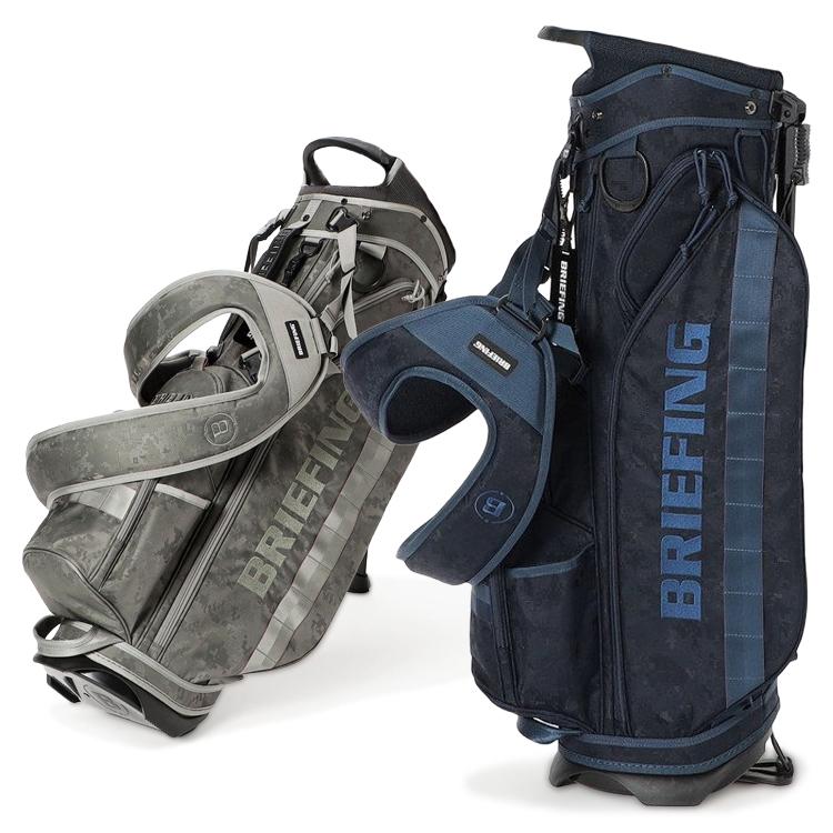 現状販売 ブリーフィング デジタルカモ CR-4 スタンド式 キャディバッグ BRIEFING GOLF（ブリーフィングゴルフ） ブリーフィング ゴルフ