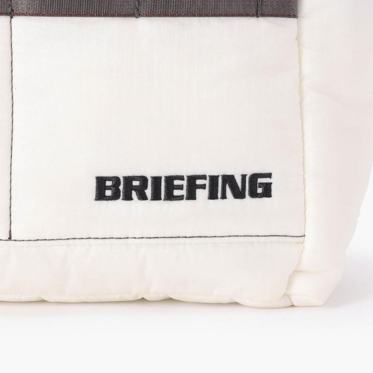 【値下⭐︎】BRIEFING ゴルフ ラウンドバッグ ホワイト BRIEFING GOLF（ブリーフィングゴルフ） ブリーフィング ゴルフ