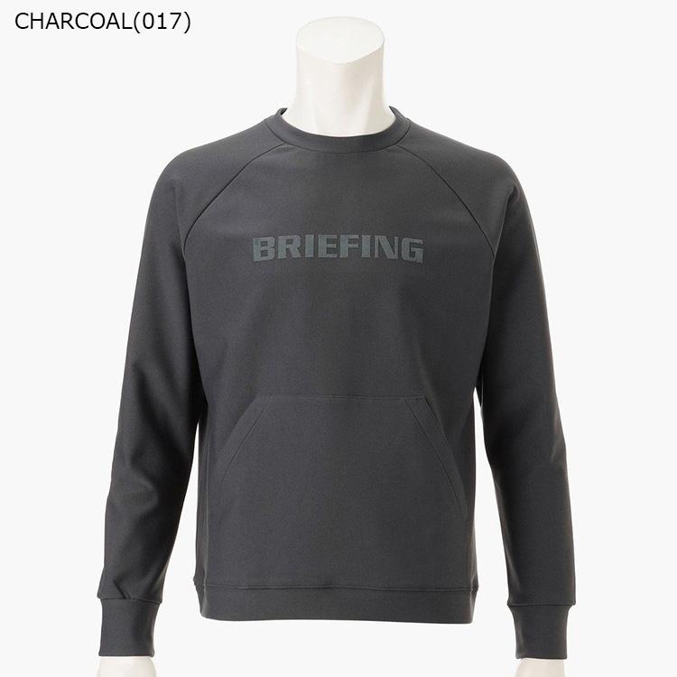 新品 BRIEFING GOLF スウェット トレーナー グレー XL BRIEFING GOLF（ブリーフィングゴルフ） ブリーフィング ゴルフ クルー