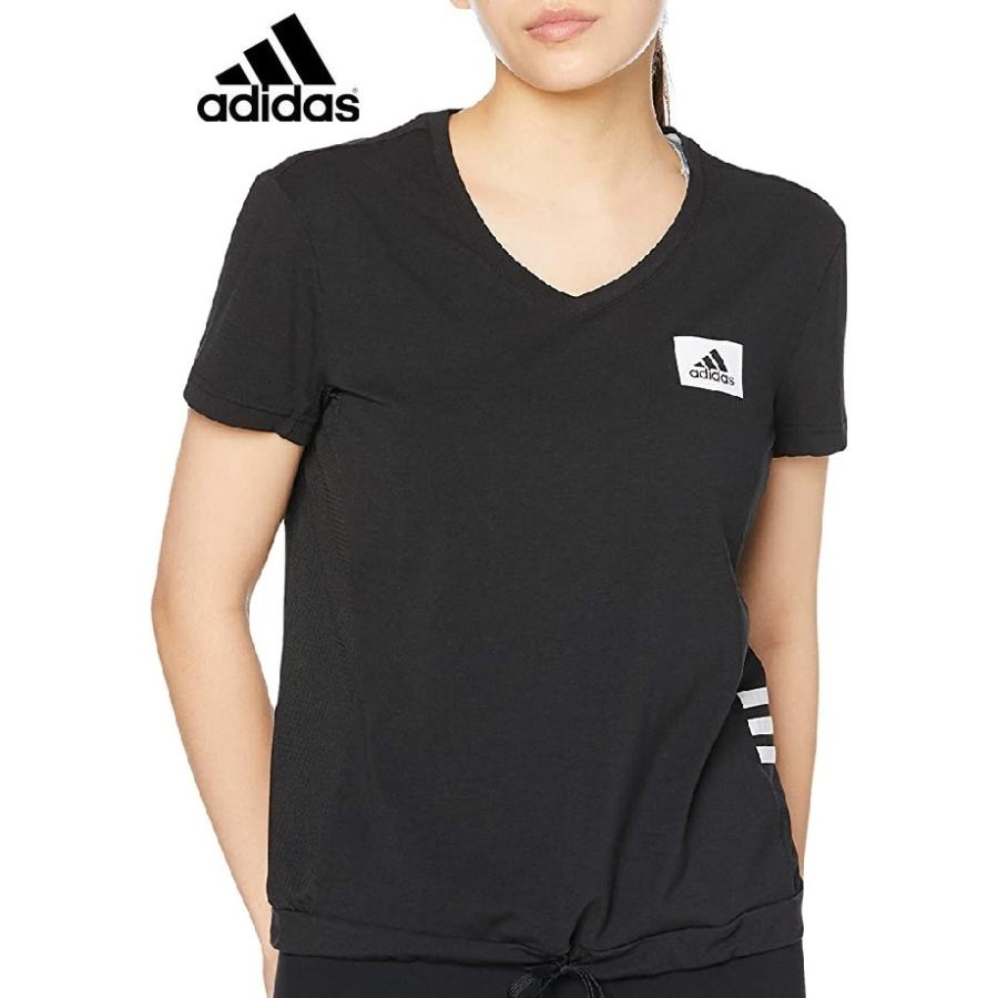 アディダス レディース Tシャツ 黒 Sサイズ 裾コード 送料無料 Ixx01 たけうちスポーツ店 通販 Yahoo ショッピング