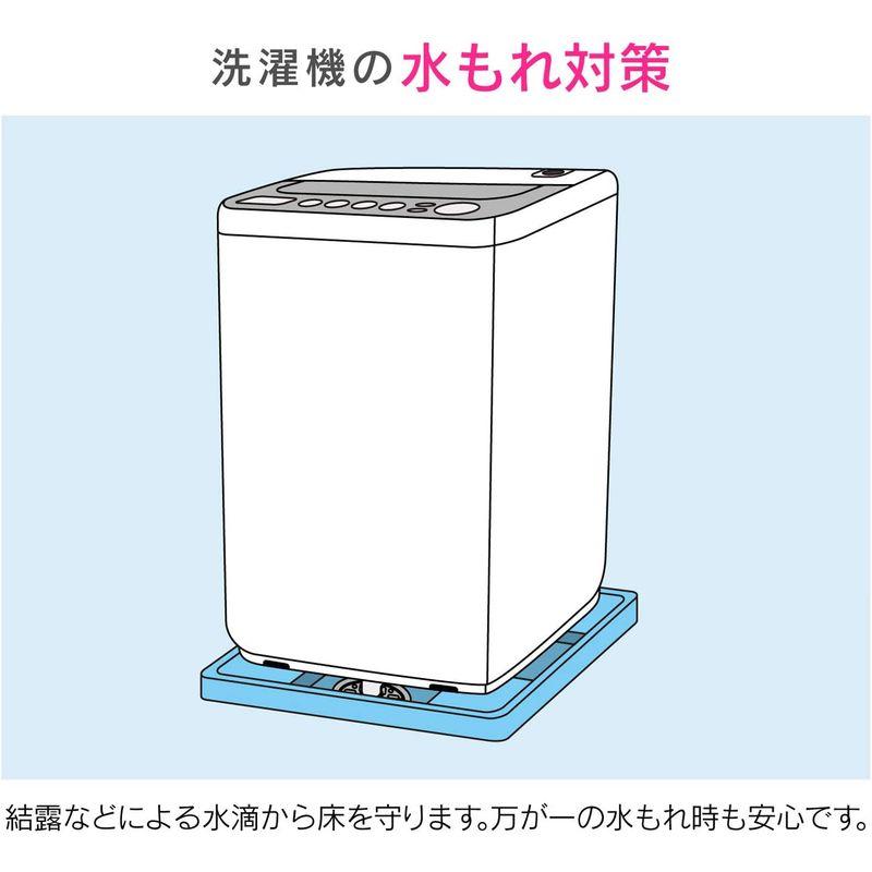 ガオナ(Gaona) ガオナ 洗濯機用防水パン アイボリー 640×640mm (水滴から守る) GA-LF014 - 2
