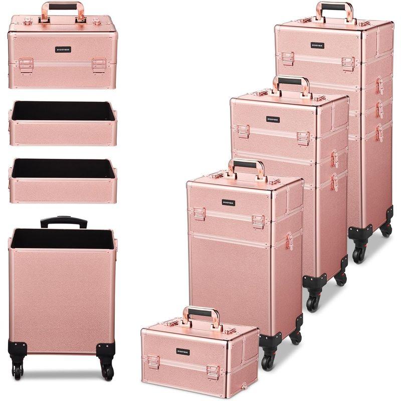 未使用 BYOOTIQUE プロ用 メイクボックス キャスター付き 大容量 Amazon | BYOOTIQUE プロ用 メイクボックス キャスター付き 大