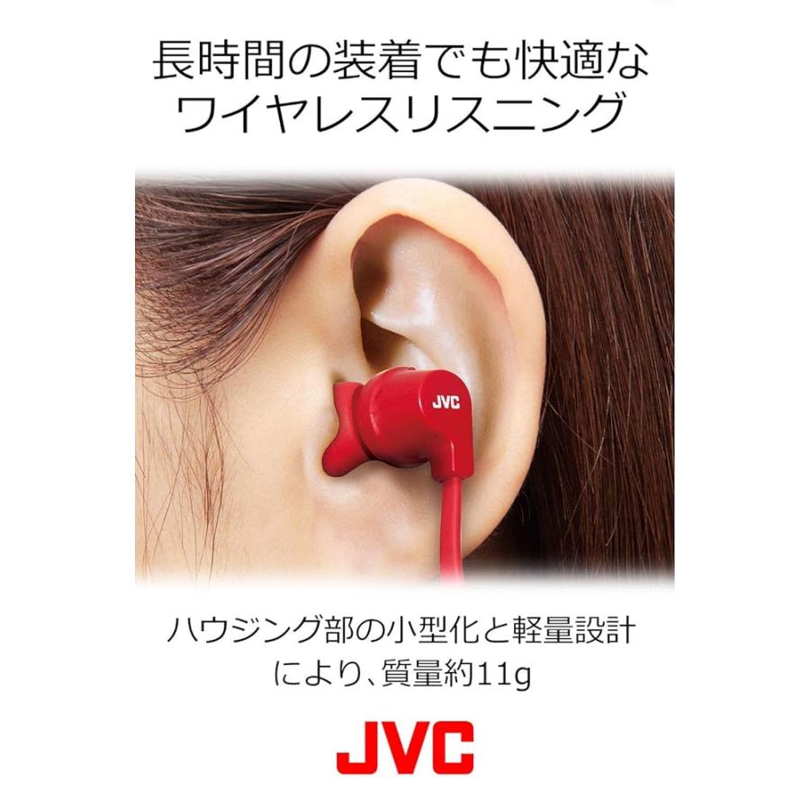 JVC 防滴仕様ワイヤレスヘッドホン Bluetooth 簡単 ブラック HA-FX27BT-B｜takeya-net｜05