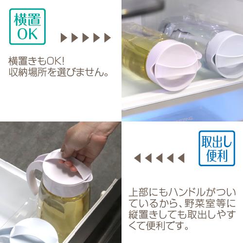 TAKEYA（タケヤ） 冷水筒 ファインジャグ 2.2L 横置き 耐熱 洗いやすい