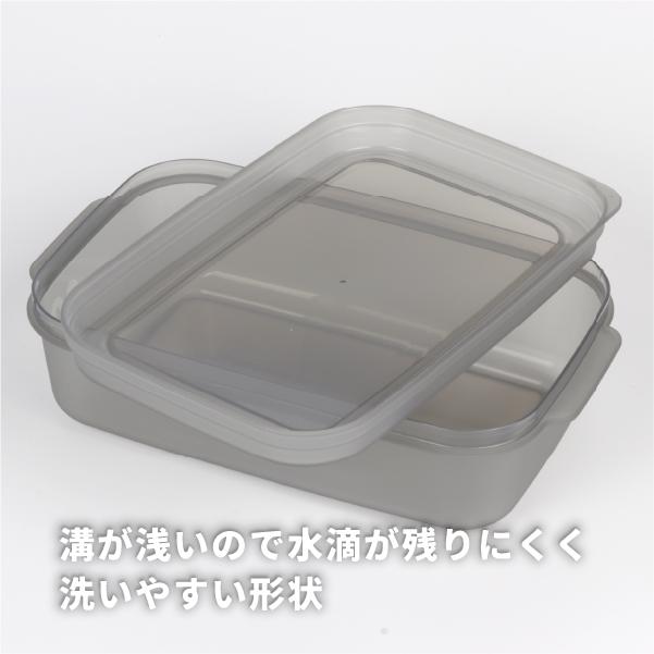 保存容器 フタをしたまま電子レンジOK ライトパックセカンドクリア