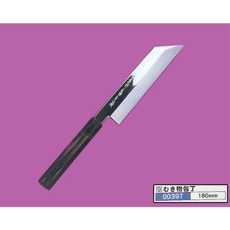 むき物包丁 180mm 本焼青二 水焼 00397 : eくらしshop - 通販 - Yahoo