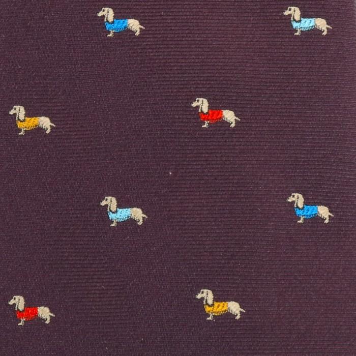 送料無料 Paul Smith ポールスミス ネクタイ Alue31 59 ドッグ 犬 カラフル パープル Takeyaオンラインpaypayモール店 通販 Paypayモール