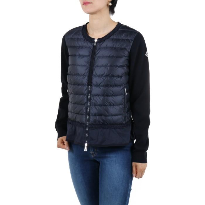 送料無料 モンクレール 742 ネイビー レディース 異素材ダウンジャケット Moncler Nv Mo9sbl Takeyaオンラインショップヤフー店 通販 Yahoo ショッピング