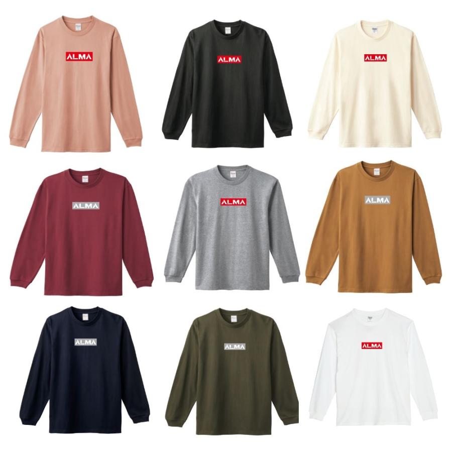 【アルマ普段着】綿100%ロンT厚手 ver.2(赤マークorグレーマーク) | 