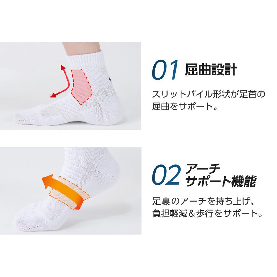 ファイテン スポーツソックス 5本指 アンクル くるぶし(2足組、2足入り) |  | 08