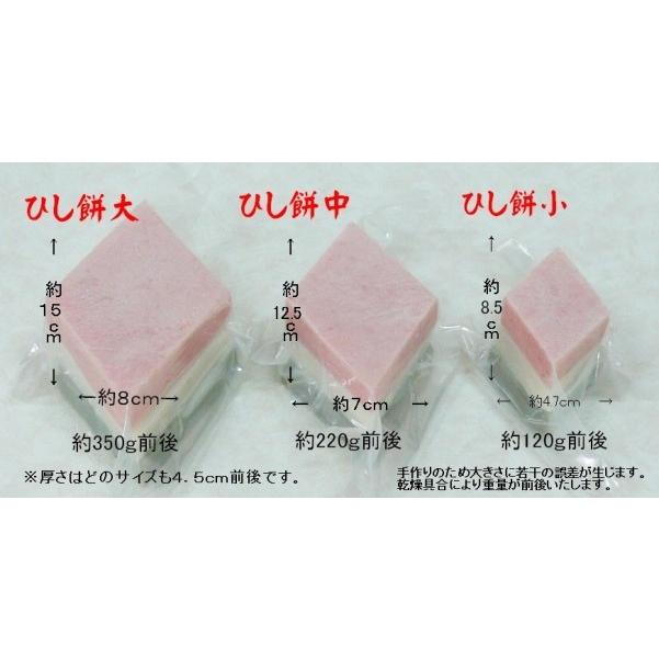 餅米100％・手作り・無添加】 ひし餅・菱餅（小）一対 なまつりの