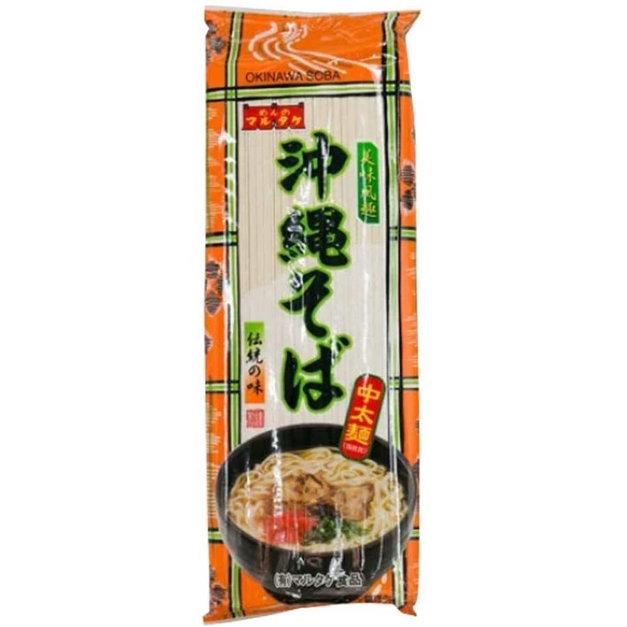 沖縄そば 平麺 マルタケ 250g ×30袋｜takidenki