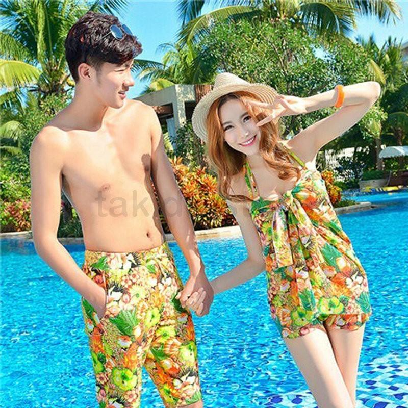 スプリング 春夏 ペアルック水着 カップル水着 ペア お揃い ビキニ パンツ 海水浴 ビーチ 旅行 メンズ レディース 夫婦 おそろい ペア水着 男女セット tv474 滝戸商事 通販 Yahoo ショッピング