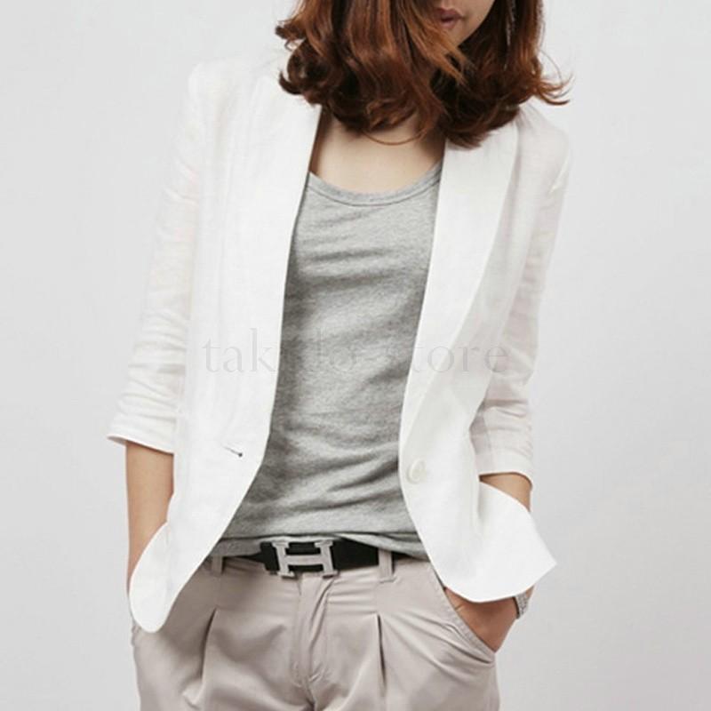 サマージャケット 7分袖 リネン 麻ジャケット ショート丈 レディース テーラードジャケット スーツジャケット 1つボタン シンプル 無地 夏新作 1806apml001 滝戸商事 通販 Yahoo ショッピング