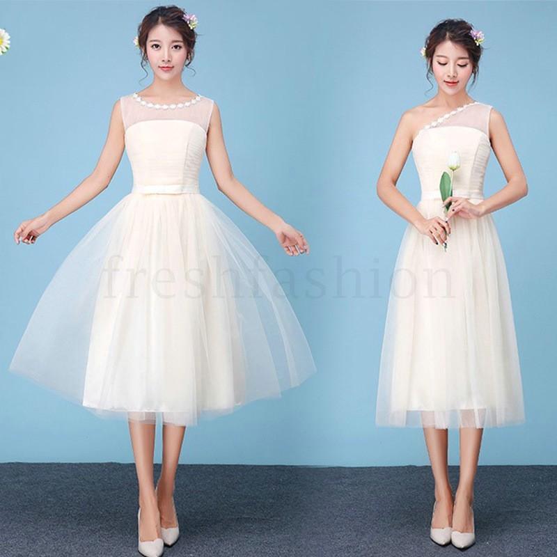 ウェディングドレス ミモレ丈 プリンセス ウエディングドレス 二次会 花嫁 ドレス 結婚式 2次会 姫 二次会ドレス ミモレドレス 1807bg034 滝戸商事 通販 Yahoo ショッピング