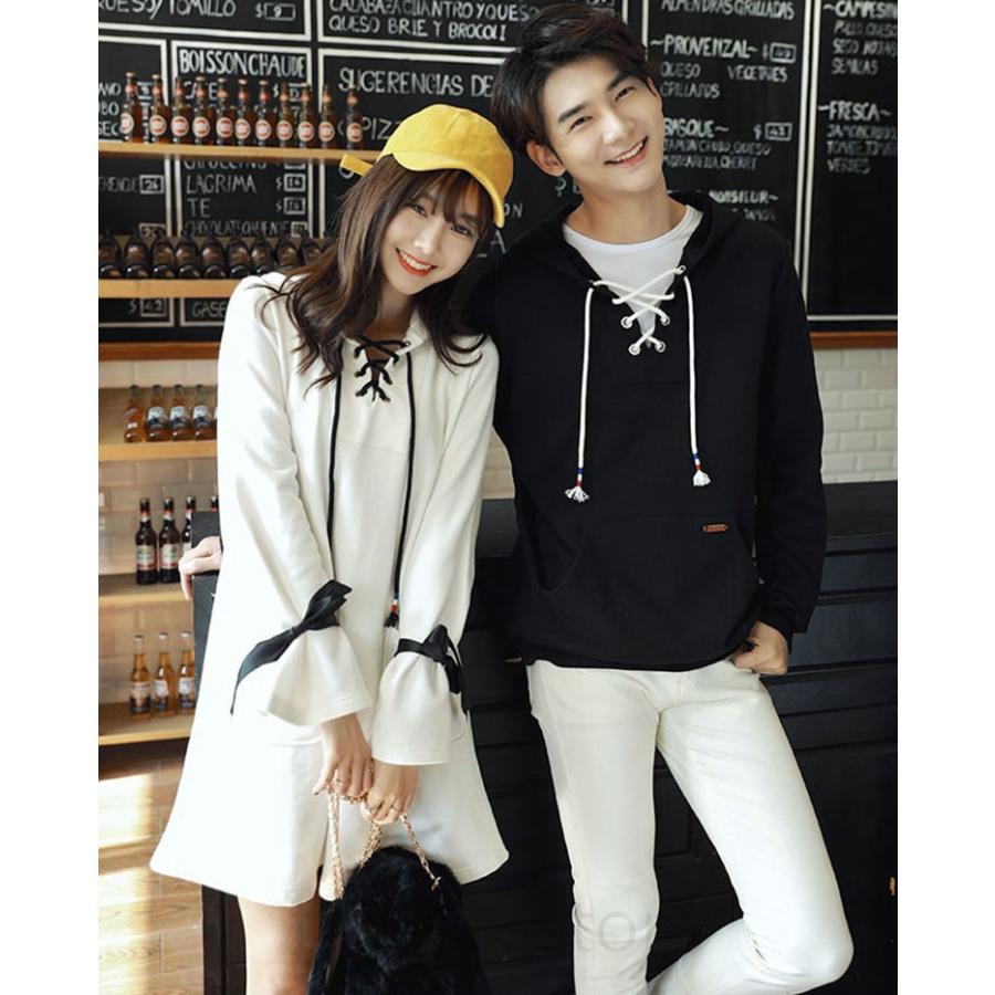 パーカー ワンピース 韓国風 カップルお揃い ペアルック 無地 シンプル 長袖ペアパーカー ワンピース バレンタイン 春秋着 簡単 おしゃれ 1812cu190 滝戸商事 通販 Yahoo ショッピング