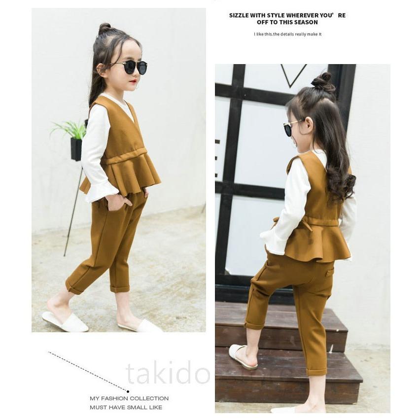 入学式 子供服 女の子 スーツ ベスト セット 女の子 フォーマル キッズ