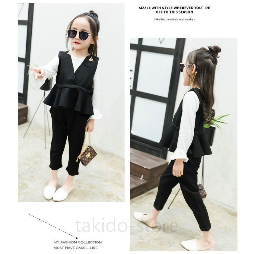 入学式 子供服 女の子 スーツ ベスト セット 女の子 フォーマル キッズ